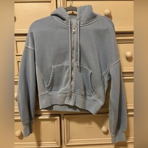 Blue abercrombie zip up! In perfect condtion!